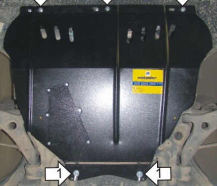Защита двигателя и КПП Мотодор 00746 для Ford Focus 08-14