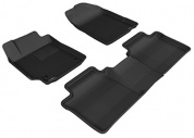 Автомобильные коврики салона Sotra 3D Lux чёрные ST 74-00195 для Toyota Camry