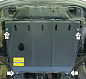 Защита картера двигателя, КПП MOTODOR 05001 для Lexus RX 300 / Toyota Harrier