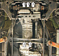 Защита днища автомобиля MOTODOR 11403 для Nissan NP300