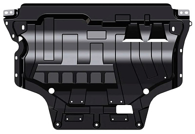 Защита двигателя, КПП Шериф 26.3707 для VOLKSWAGEN Touran