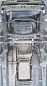 Защита картера двигателя, КПП MOTODOR 02558 для Toyota Mark 2 / Progres