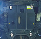 Защита картера двигателя, КПП Мотодор 68101 для Ravon Nexia R3