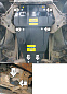 Защита картера двигателя, КПП, пер. дифф. MOTODOR 01332 для Mitsubishi Montero Sport