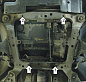 Защита картера двигателя, КПП МОТОДОР 02604 для Volvo 850 / S70