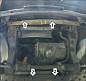 Защита картера двигателя MOTODOR 00203 для BMW E30