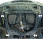 Защита картера двигателя, КПП MOTODOR 05001 для Lexus RX 300 / Toyota Harrier