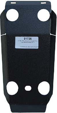 Защита глушителя Мотодор 01726 для Nissan Terrano / Renault Duster