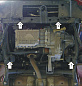 Защита картера двигателя, КПП MOTODOR 09007 для Chery Kimo