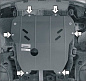 Защита картера двигателя, КПП Мотодор 01521 для Opel Astra H / Zafira B