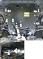 Защита картера двигателя, КПП Мотодор 10826 для Honda Accord 8