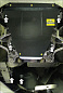Защита картера двигателя Мотодор 00132 для Audi A8 II