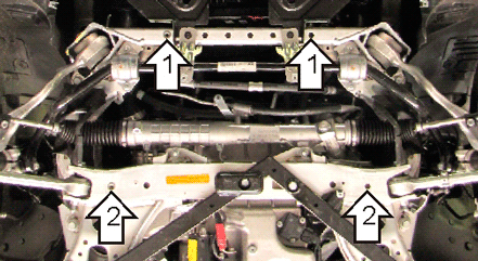 Защита гидроусилителя руля Мотодор 00213 для BMW 1 (E81. E87) 04-12 / 3 (E90) 05-11