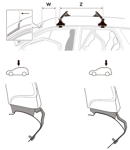 Крепёжный комплект THULE 1756 для PEUGEOT 308 хэч / ун 14-