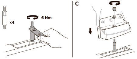 Крепёжный комплект THULE 3104 для PEUGEOT 5008 09-