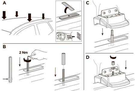 Крепёжный комплект THULE 3146 для KIA Soul 14-