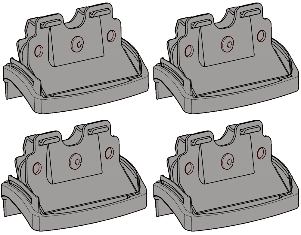Крепёжный комплект THULE 4042 для CITROËN C4 Grand Picasso 14–