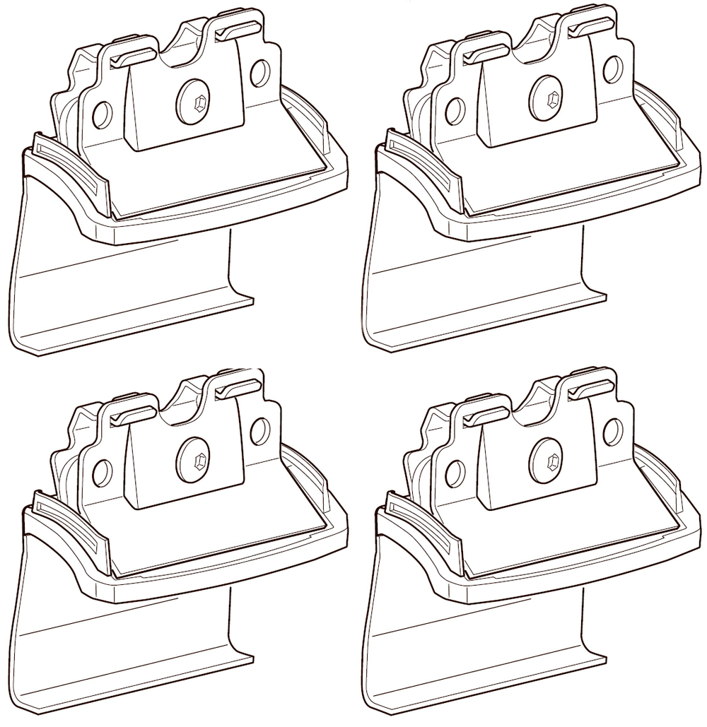 Крепёжный комплект THULE 4046 для RENAULT / DACIA Duster 14-