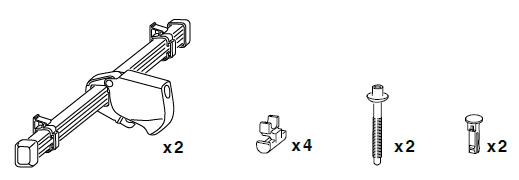 Адаптер багажников THULE 774 для 3 дв авто