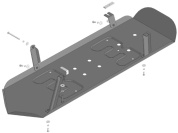 Защита топливного бака МОТОДОР / MOTODOR 73118 для Great Wall Poer