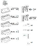 Крепёжный комплект THULE 3152 для MERCEDES GLE C292 15-