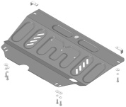 Защита картера двигателя, КПП МОТОДОР / MOTODOR 71603 для Peugeot 207 / Citroen C3 Picasso