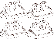 Крепёжный комплект THULE 4052 для SUBARU Outback ун 14-