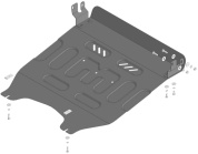 Защита радиатора, картера двигателя Мотодор 78701 Sollers Atlant