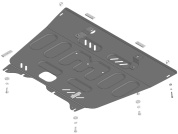 Защита картера двигателя, КПП Мотодор 77802 для GAC GS8 / M8