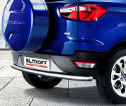 Защита заднего бампера SLITKOFF FES006 для Ford EcoSport 17-