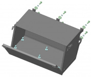 Защита инструментального ящика MOTODOR 26409 для Isuzu NMR 85H / NPR 75H