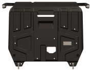 Защита картера двигателя, КПП Шериф 11.1919 для HYUNDAI Solaris / Accent IV / Verna / Kia Rio