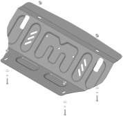 Защита радиатора МОТОДОР / MOTODOR 71304 для Mitsubishi Pajero 4
