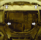 Защита картера двигателя, КПП MOTODOR 03201 для Land Rover Freelander