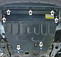 Защита картера двигателя, КПП Мотодор 79007 для Chery Tiggo 8 Pro Max