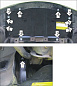 Защита радиатора Мотодор 00226 для BMW 3 E90