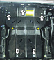 Защита радиатора Мотодор 23302 для Hino 300 XZU 710 / 720 / 730 Euro 4