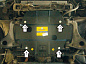 Защита двигателя Мотодор 01206 для Mercedes-Benz E-Class 96-00 W210