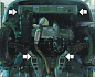 Защита картера двигателя, КПП МОТОДОР 03017 для Chevrolet Lanos / ZAZ Sens