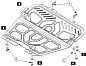 Защита картера двигателя, КПП Шериф 16.1323 для OPEL Astra G / H  / Zafira A / B
