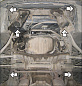 Защита картера двигателя, КПП МОТОДОР 05003 для Lexus LS 2