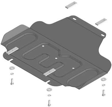 Защита картера двигателя Мотодор 78316 для Jac T9