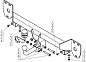 Фаркоп MOTODOR / МОТОДОР 94203-A для Geely Tugella / Knewstar 001
