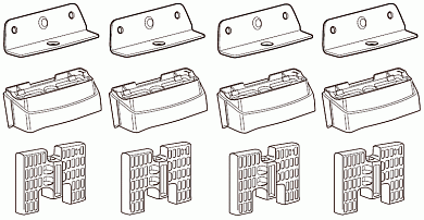 Крепёжный комплект THULE 3117 для MERCEDES A-Class W176 12– / CLA X117 ун 14- / INFINITI Q30 хеч 15-