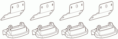 Крепёжный комплект THULE 4041 для CADILLAC Escalade / CHEVROLET Suburban / Tahoe 15- / Trailblazer 12- / GMC Yukon 15-