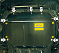 Защита картера двигателя, КПП Мотодор 70919 для Hyundai Elantra 4 / i30 1 / KIA Ceed 1 / Cerato 2