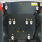 Защита картера двигателя, радиатора Мотодор 382711 для Volkswagen Amarok