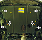 Защита картера двигателя, КПП MOTODOR 00811 для Honda Odyssey