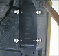 Защита топливоохладителя, MOTODOR 02715 для Volkswagen T5
