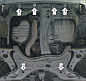 Защита картера двигателя, КПП МОТОДОР 02518 для Toyota RAV 4